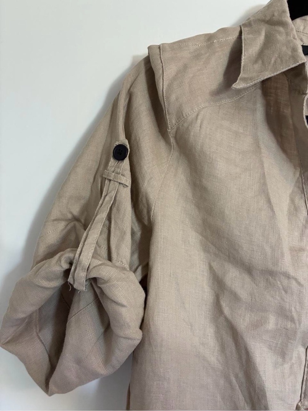 Coupe Linen Blouse Medium Lagenlook - Picture 6 of 8
